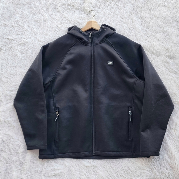 New Balance Other - New Balance Mens‎ Full Zip Hooded Black Jacket